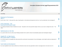 Tablet Screenshot of barefootlawyers.org